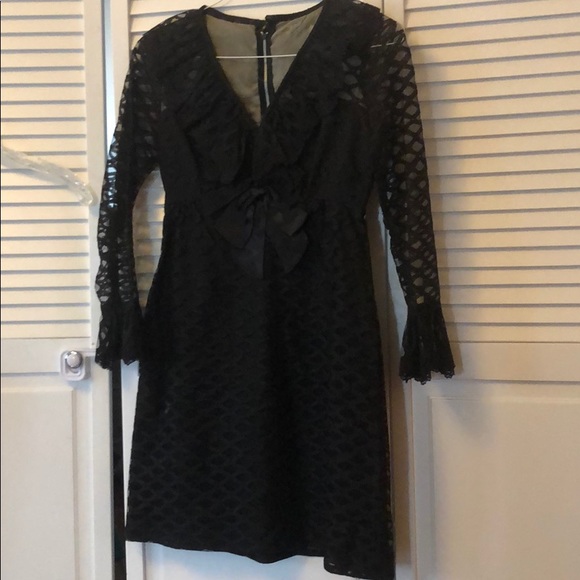 Vintage Dresses & Skirts - Vintage lace dress black medium